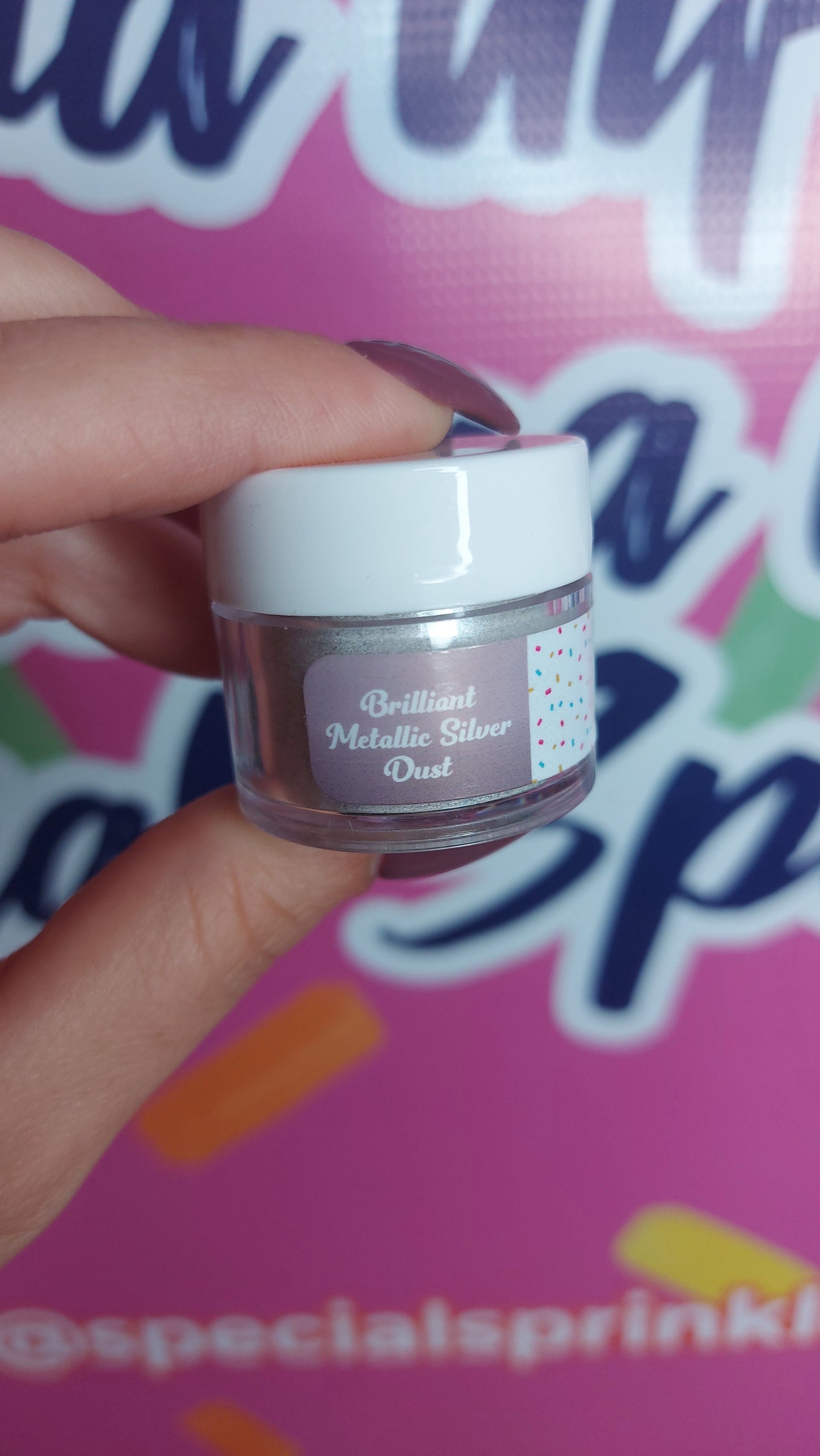 Brillant Metallic Silver Dust