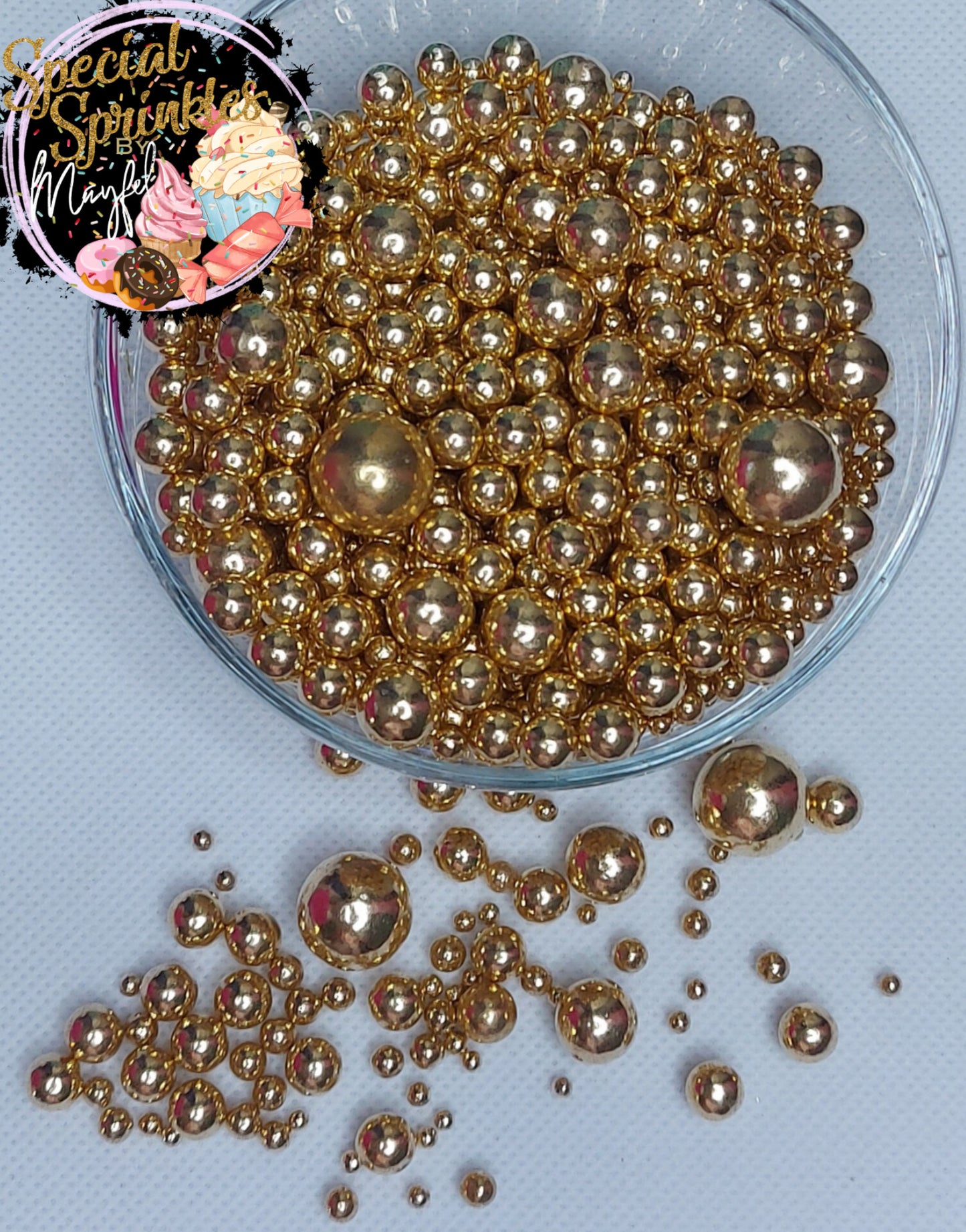 Perlas mixtas Oro