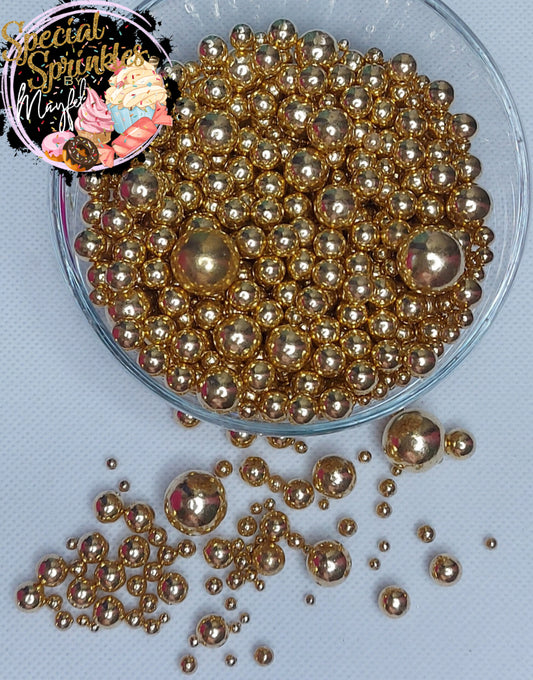 Perlas mixtas Oro
