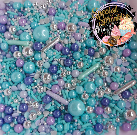 Sprinkles turquesa y violeta