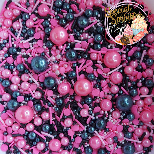 Sprinkles fucsia y negro