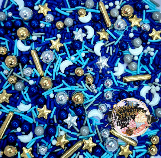 Sprinkles 🌛 Lunas y estrellas 🌟 tonos azules