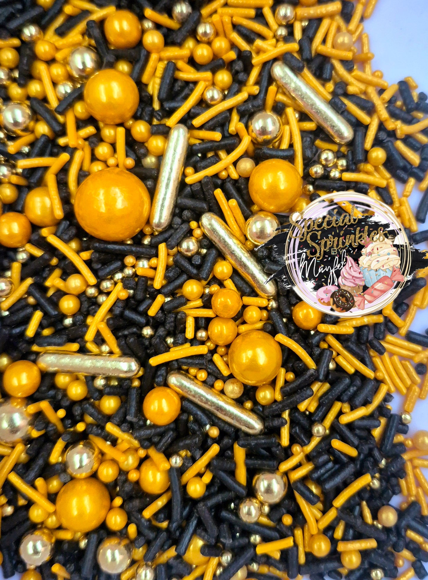 Sprinkles oro y negro