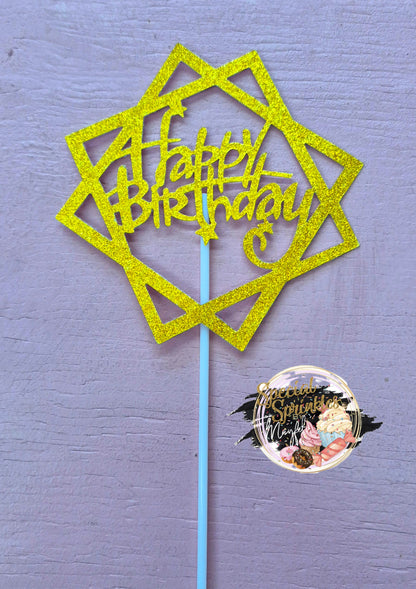 Cake toppers de colores