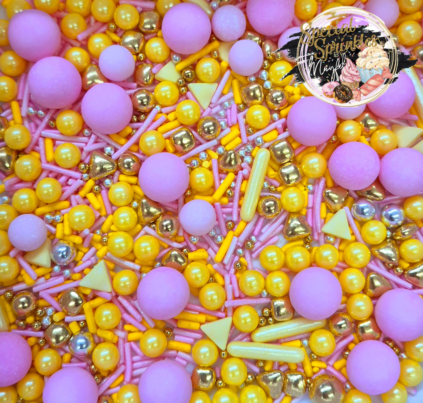 Sprinkles rosa y amarillo 💛 🩷